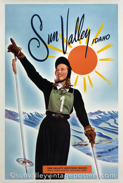 Sun Valley Gretchen Fraser Skier