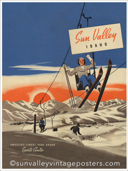 Sun Valley Round House - Sun Valley Vintage Posters